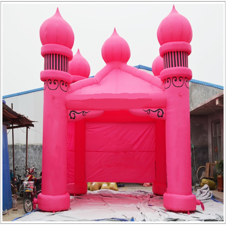 香河粉色帐篷